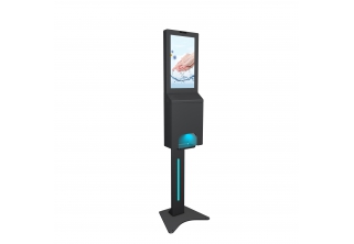 [Patent Product]Indoor LCD Digital Signage with Touchless Hand Sanitizer Automatic Dispenser LCD Advertising Display Screen 